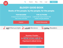 Tablet Screenshot of bloodygoodbook.com